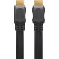 CAVO HDMI PIATTO MT. 3 HIGH SPEED CON ETHERNET COLORE NERO