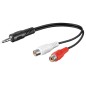 ADATTATORE SDOPPIATORE AUDIO STEREO - MT. 0,20