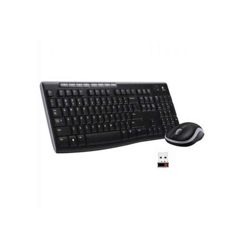 KIT TASTIERA E MOUSE WIRELESS MK270 NERA USB