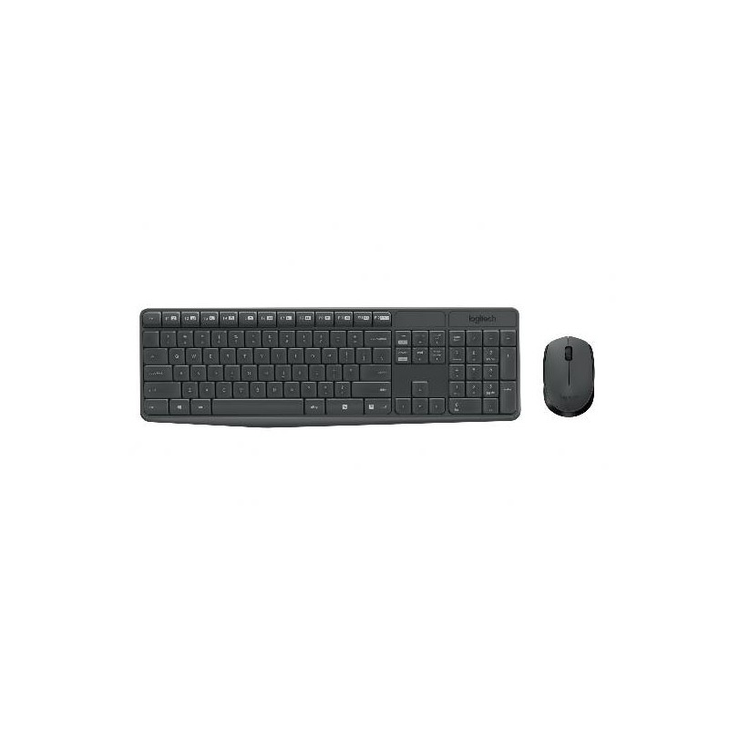 TASTIERA E MOUSE LOGITECH WIRELESS COMBO MK235