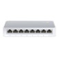 8-PORT 10/100M MINI DESKTOP SWITCH, 8 10/100M RJ45 PORTS, PLASTIC CASE
