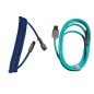 COPPIA CAVI AVIATOR BLU/TURCHESE RGB