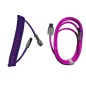 COPPIA CAVI AVIATOR VIOLA/VIOLETTO RGB