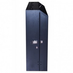 ARMADIO RACK 19" DA MURO VERTICALE 5U MISURE MM 650X730X248 COLORE NERO PER SERVER PROFONDI FINO A 58 CM, CON MONTANTI R