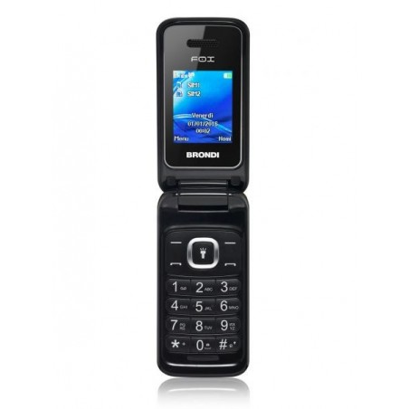 CELLULARE BRONDI FOX CLAMSHELL DS 2,4 A COLORI/MICRO SD/BLUETOOTH