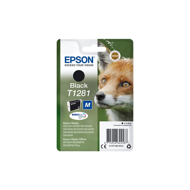 EPSON CART INK NERO STYLUS S22/SX125/SX420W/SX130, SERIE M VOLPE