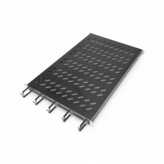 RIPIANO PER ARMADI RACK 19" CON GESTIONE CAVI PER ARMADI 1000 MM COLORE NERO
