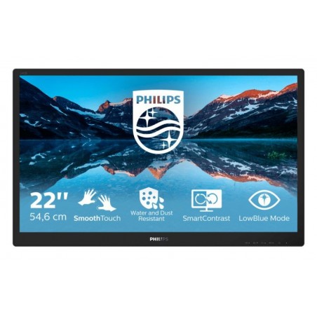 MONITOR TOUCH 21,5TN VGA HDMI DP 10TOC DVI IP65  SMOOTHTOUCH NO BASE