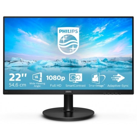 MONITOR 21,5VA VGA HDMI VESA MM PHILIPS 221V8A/00 16:9 4000:1 4MS