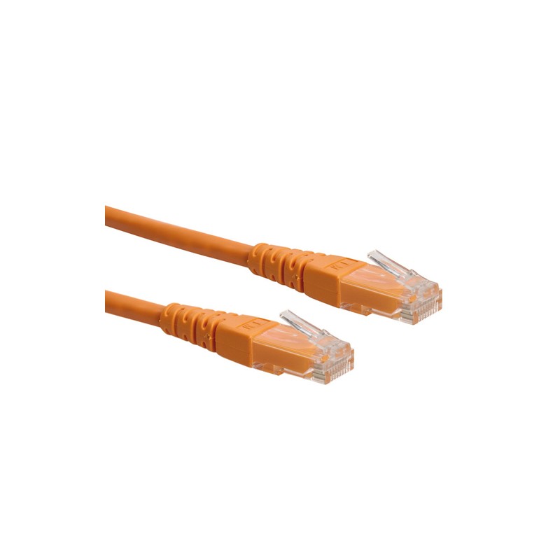 ROLINE CAVO UTP PATCHCORD CAT.6, CLASS E, ARANCIO, 3M