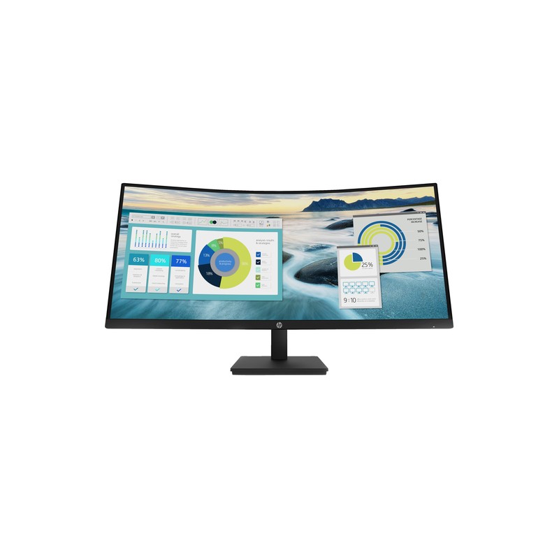 HP MONITOR CURVO 34 LED VA 21:9 WQHD 5MS 250 CDM, REG ALTEZZA, USB-C, DP/HDMI, MULTIMEDIALE, P34hc G4