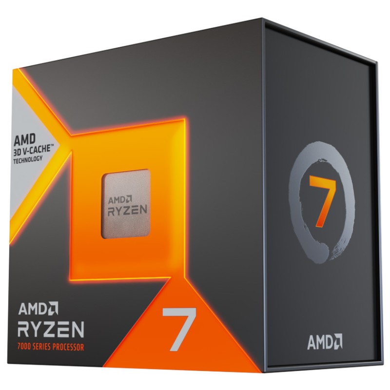 AMD CPU RYZEN 7, 7800X3D, AM5, 5GHz 8 CORE, CACHE 104MB, 120W, WOF AMD CPU RYZEN 7, 7800X3D, AM5, 5GHz 8 CORE, CACHE 104MB, 120W, WOF