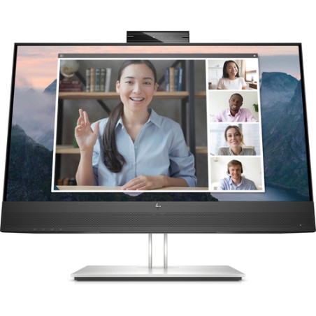 HP MONITOR 23,8 LED IPS 16:9 FHD 5MS 250 CDM, PIVOT, WEBCAM, VGA/DP/HDMI, MULTIMEDIALE, E24mv