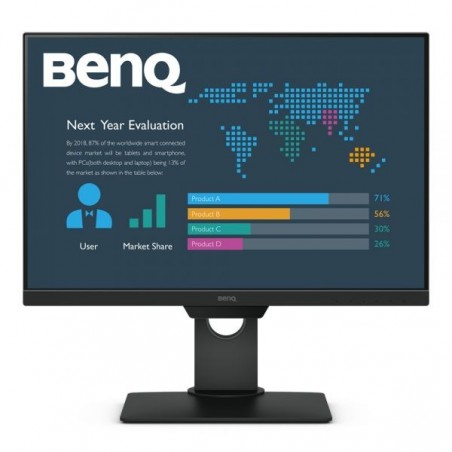 MONITOR 25IPS HDMI DP DVI VGA USB BENQ BL2581T REG ALTEZZA PIVOT