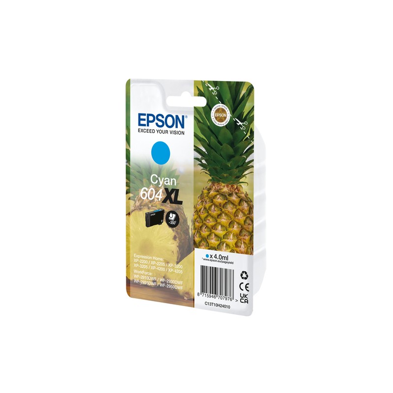 EPSON CART. INK CIANO, ANANAS 604XL