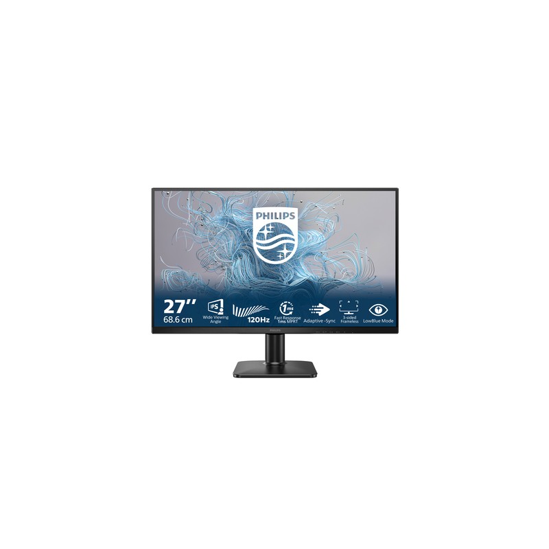 PHILIPS MONITOR 27 LED IPS FHD 16:9 4MS 250 CDM 120hz, VGA/DVI/HDMI