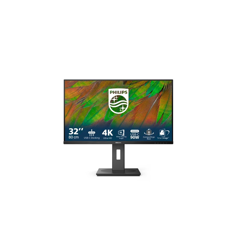 PHILIPS MONITOR 32 LED VA 4K UHD 16:9 4MS 350 CDM, PIVOT, DP/HDMI, MULTIMEDIALE PHILIPS MONITOR 32 LED VA 4K UHD 16:9 4MS 350 CDM, PIVOT, DP/HDMI, MULTIMEDIALE