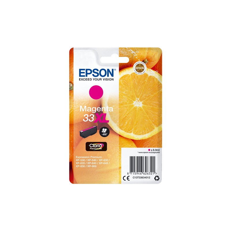 EPSON CART INK MAGENTA T33XL, SERIE ARANCIA