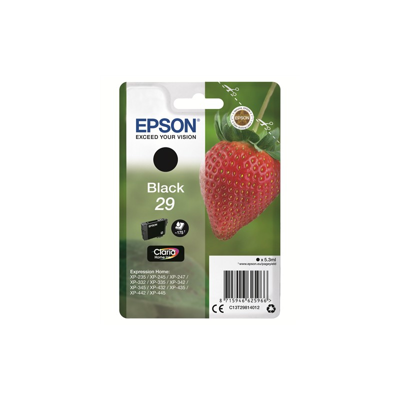 EPSON CART. INK NERO SERIE FRAGOLA