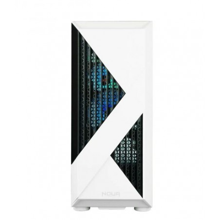 CASE MID-TOWER NO PSU DEMONITOR T7 WHT 1USB3 2USB2 VETRO TEMPERATO RGB FAN